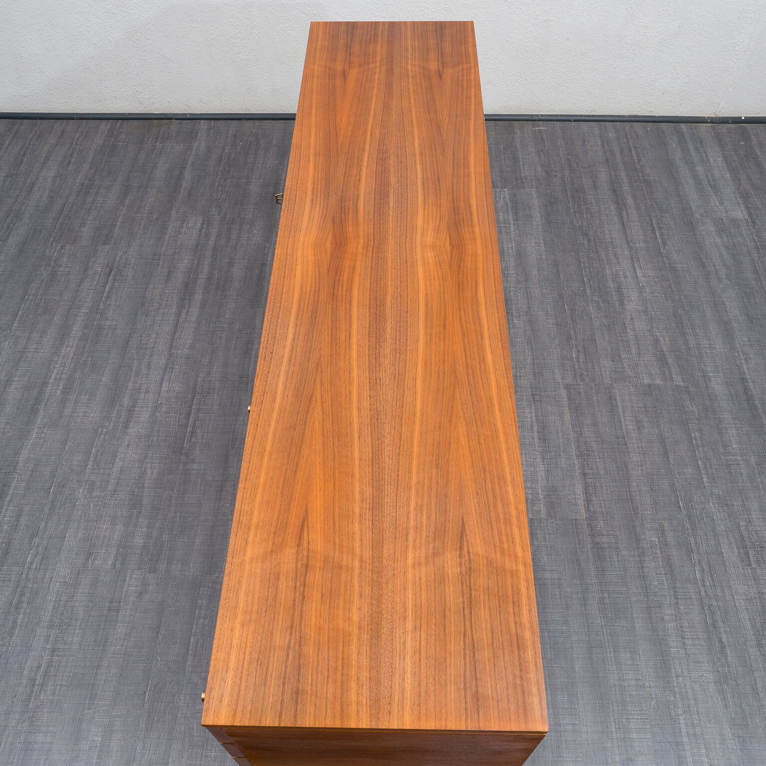 Vintage row, walnut, restored