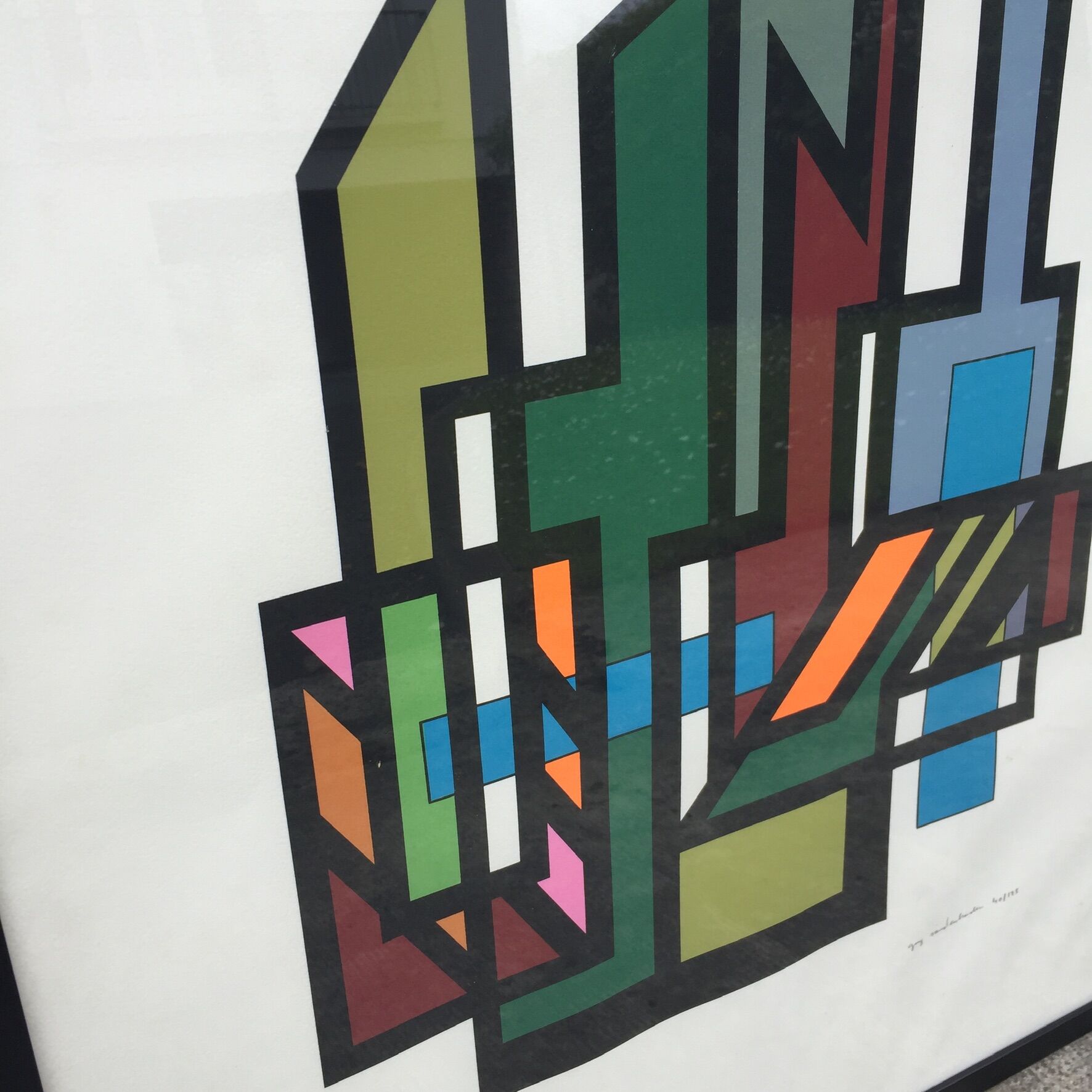 Serigraphie Guy Vandenbranden