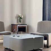 Table basse italienne space age, pièce unique, épreuve de designer