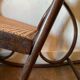 Wood and cane rocking chair