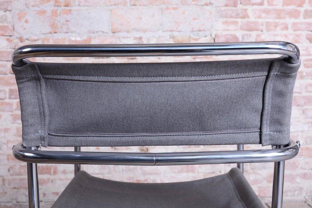 Bauhaus Czech Chrome Armchair by Marcel Breuer for Thonet, 1930s