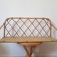 Rattan wall shelf