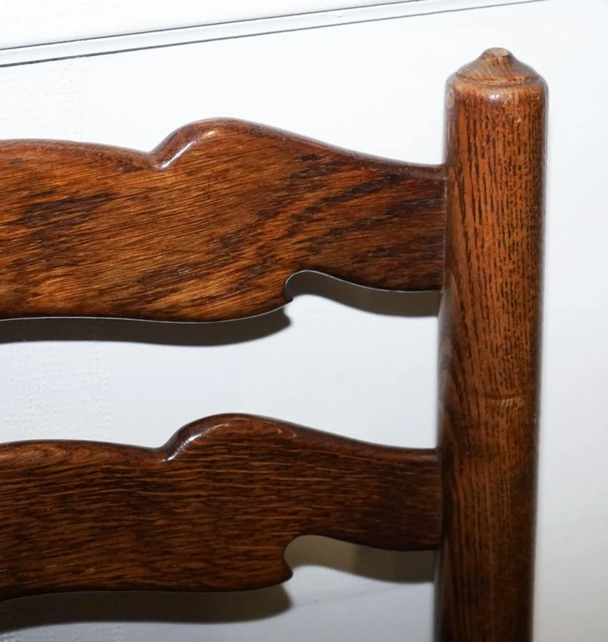 Antique Rush Seat Dining Chairs, England, 1910s, Set of 6