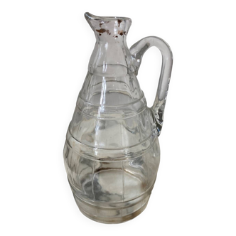 Small glass pitcher
