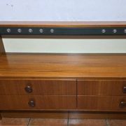 Scandinavian teak chest of drawers from the 1960s.
