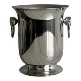Silver metal champagne bucket