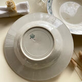 Mix and match old deep plates.