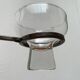 Danish Metal and Glass Candle Holder from the Mid-Century, 1960s