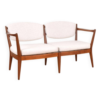 Canapé en Teck par Fredrik A. Kayser & Adolf Relling pour Arnestad Bruk, 1950s
