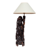 Table lamp Rosewood - Shoulao - God of Longevity Prosperety - China