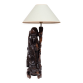 Table lamp Rosewood - Shoulao - God of Longevity Prosperety - China