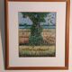 Landscape and exotic birds, signed Iwao Nakajima.