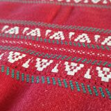 Old Basque red rectangular tablecloth