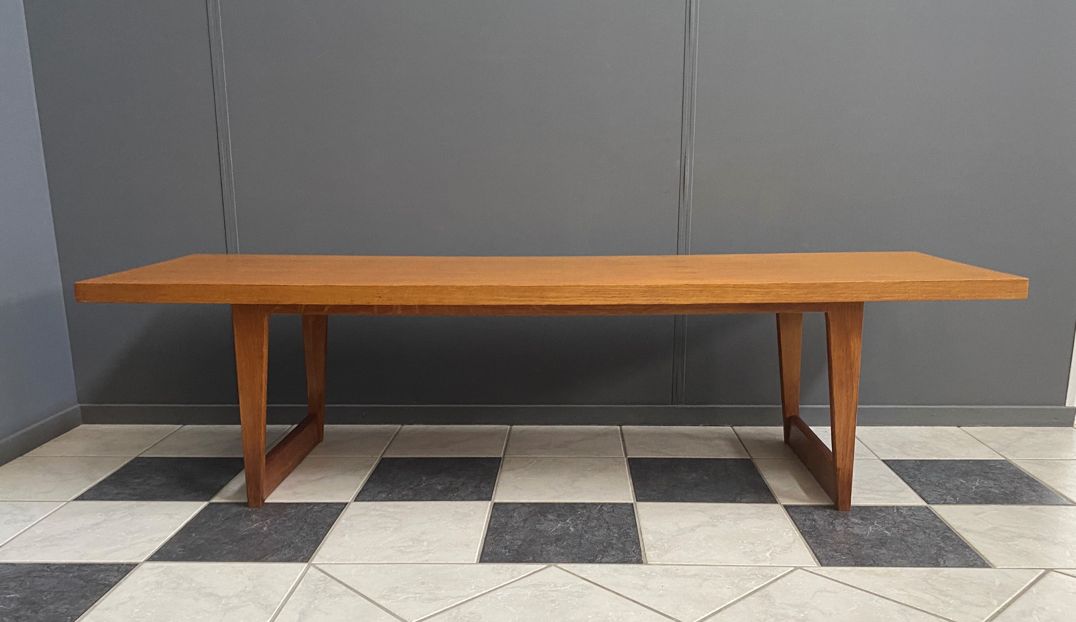 Oak coffee table 1960s