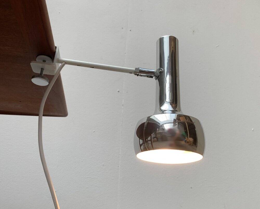 Swiss table lamp from the mid-century space age by SLZ Team for Swisslamps International.