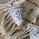 Antique ironstone egg cups