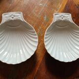 Porcelain scallop shell