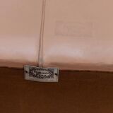 Canapé modulaire en cuir rose vintage Petronio par Tito Agnoli pour Poltrona Frau, design des années 1970.