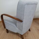 Pair of armchairs by jindrich halabala for up zavody