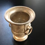 Timbale en métal argenté