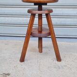 Wooden workshop stool
