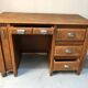 Old restored oak desk