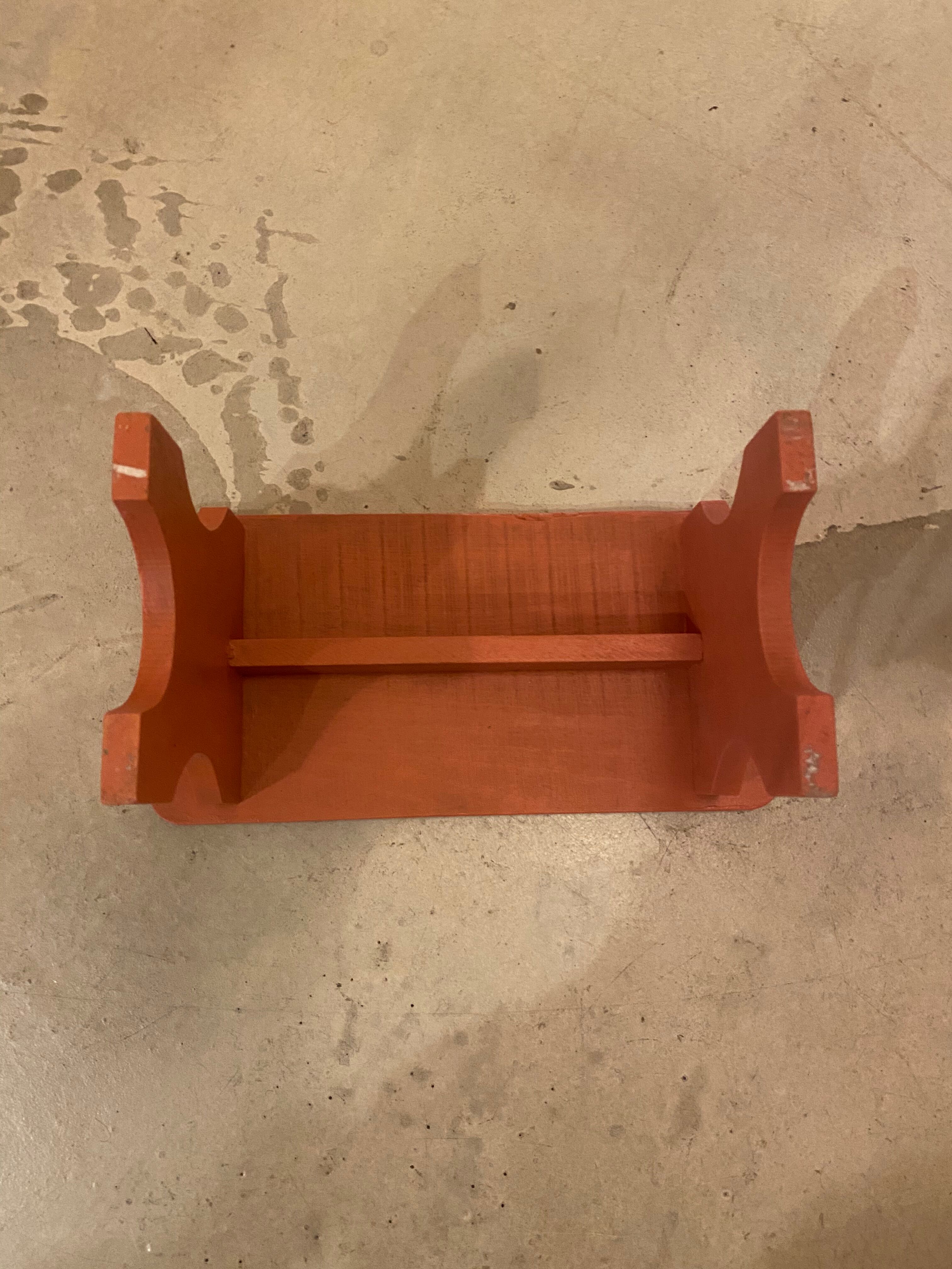 small wooden bench