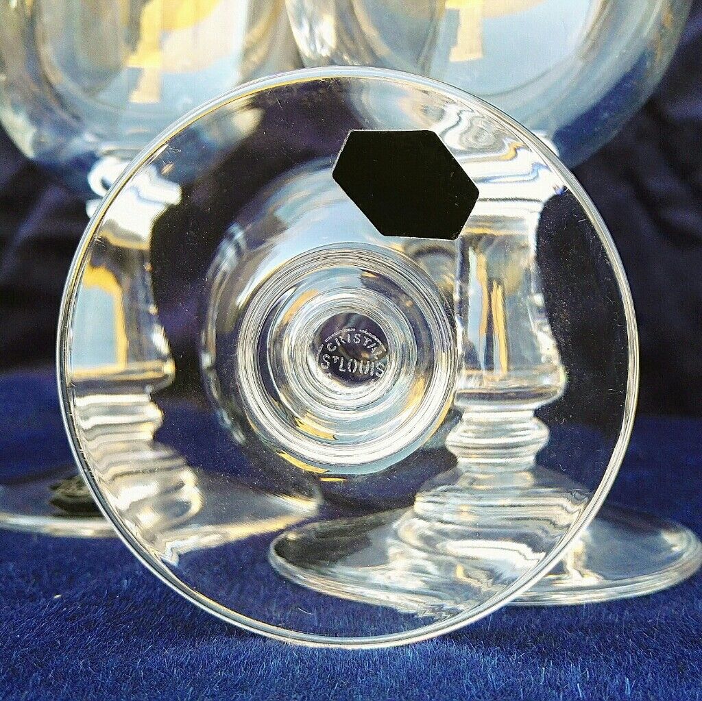 Set de 3 verres cristal Saint Louis modèle Lucrèce