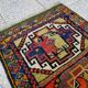 Vintage Turkish handmade rug 56x100 cm