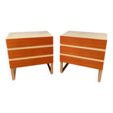 Ensemble de deux commodes Interlübke, Allemagne, années 1970.