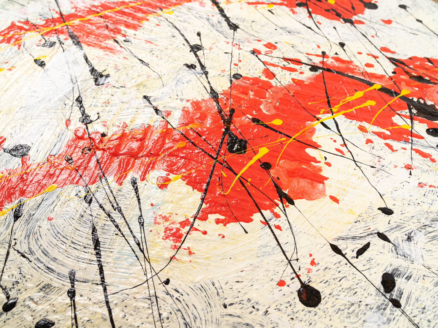 Abstract Composition II, Oil/Acrylic on Canvas, 82 x 103 cm