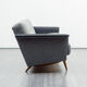 Convertible sofa, 60s, two-coloured, restored