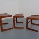 Danish Teak Nesting Tables from Salin Nyborg, 1960s, Set of 3