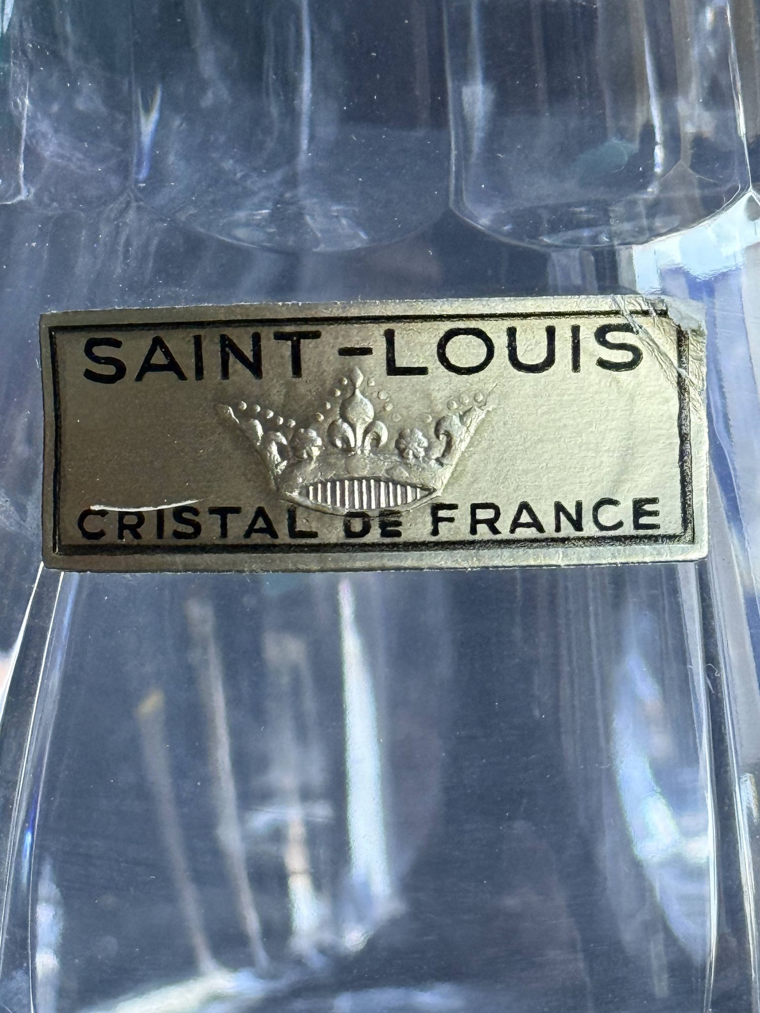Cut crystal jug – Saint Louis Cerdagne service