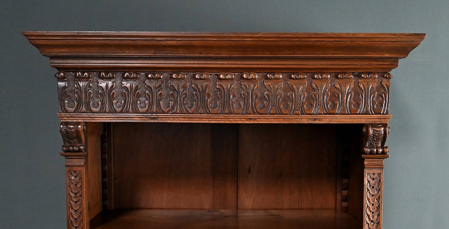 Small Walnut Library – Early 20th Century