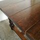 Massive oak farm table