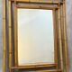 1960s rattan mirror France