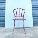 Folding garden chair XIXth