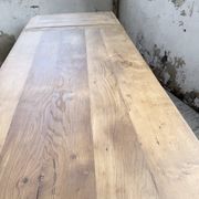 Solid oak farmhouse table with extensions (190-280cm) 1950