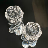 Pair of candlesticks Baccarat Aladin model