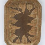 Rectangular DENBAC flamed stoneware tray, early 20th century