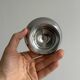 6 shiny stainless steel ice cream cups