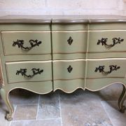 Commode arbalète deux tiroirs