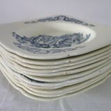 11 Terre de Fer Clairefontaine Renaissance 19th Century Plates