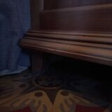 Old sandblasted walnut low sideboard