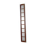 Ancien miroir d'atelier en teck