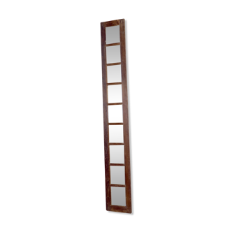 Old teak workshop long mirror