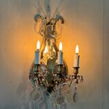 Pair of Lyre Shaped Wall Lights