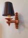 Brutalist wall lamp from the 1940s by Charles Dudouyt.