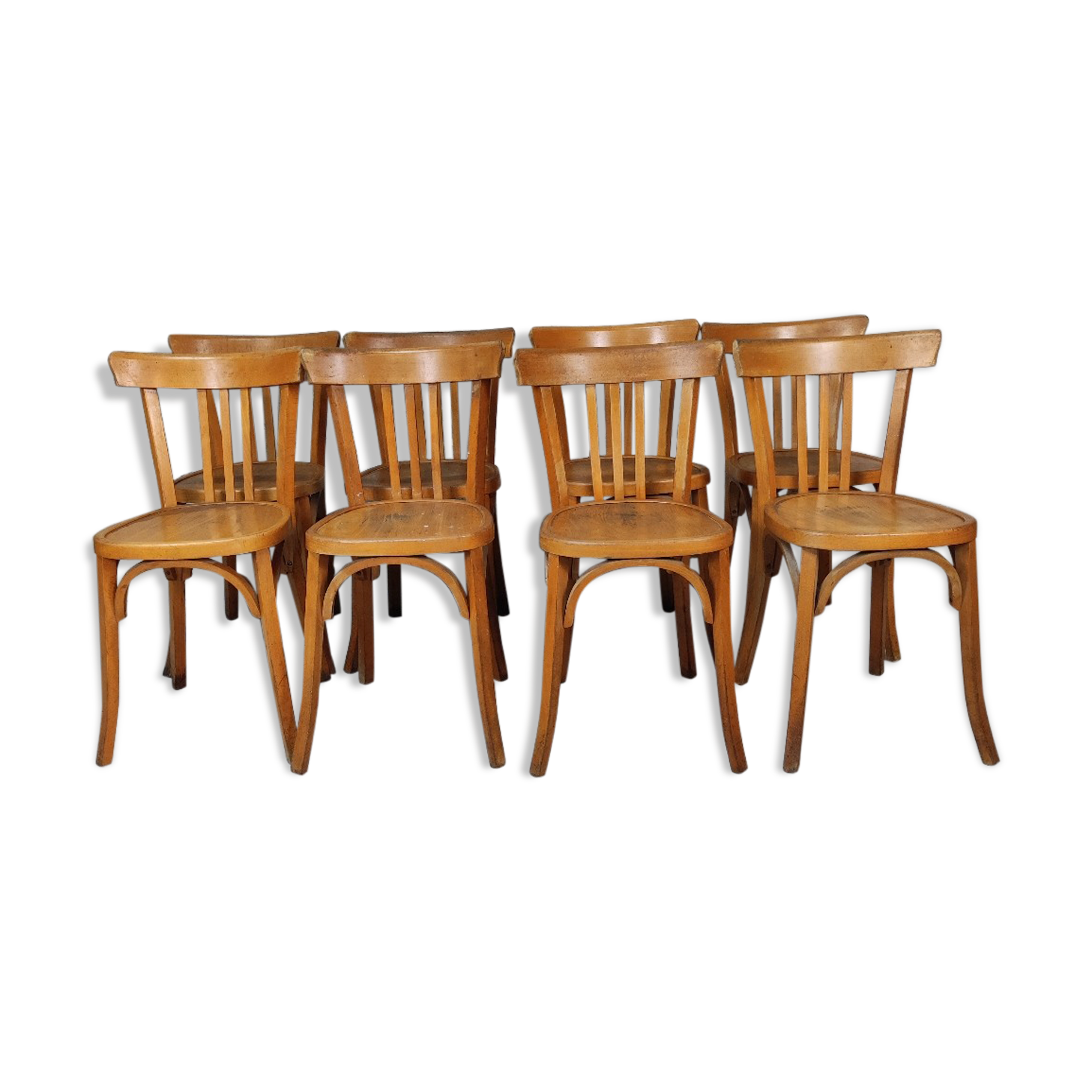 Lot de 8 chaises bistrot